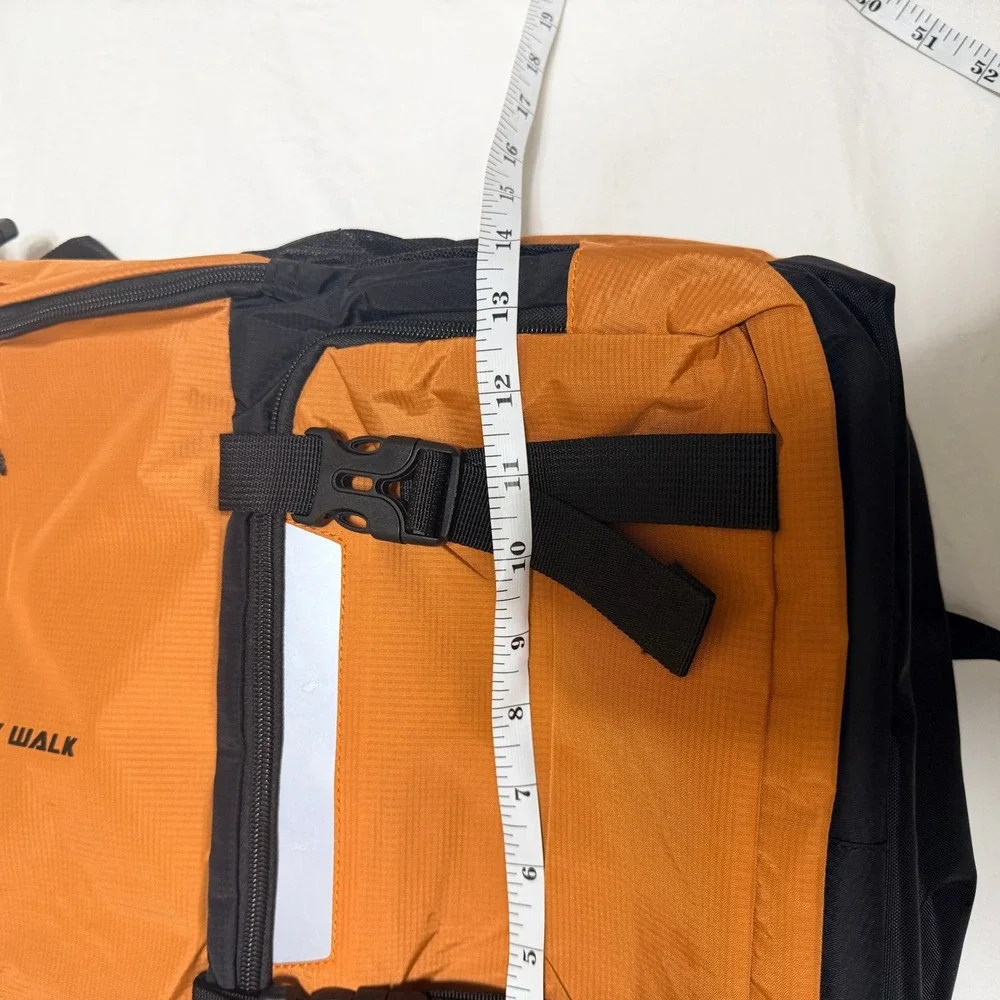 Drun City‎ Walk Hiking Backpack Orange Black Outdoor Travel Daypack 1004H New